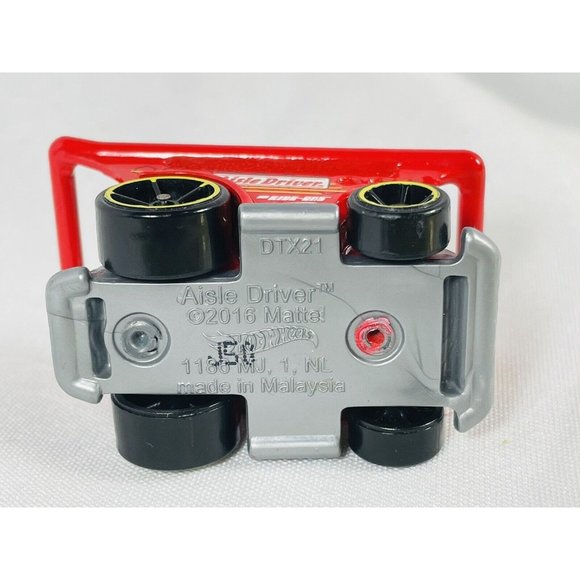 Hot Wheels AISIE DRIVER Red Shopping Cart DTX21 Diecast Loose Push A Long Toy - Picture 10 of 10